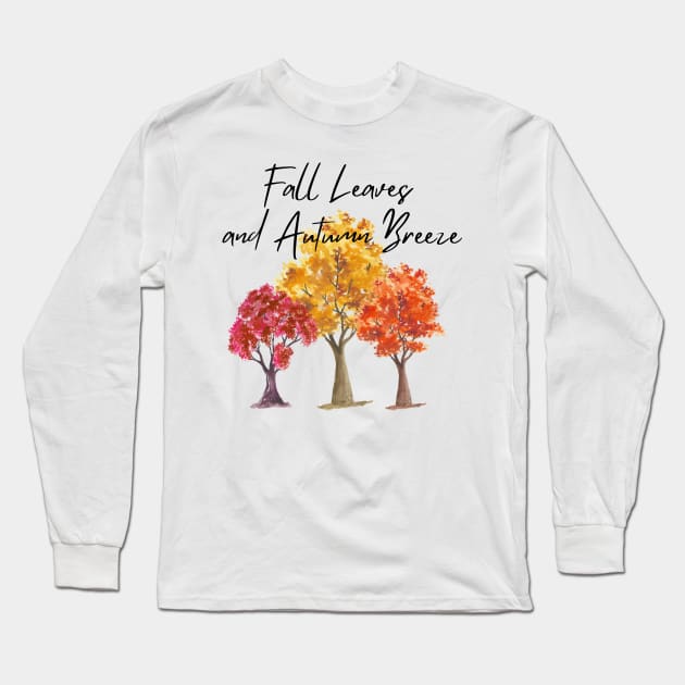 Fall tee Long Sleeve T-Shirt by Lindseysdesigns